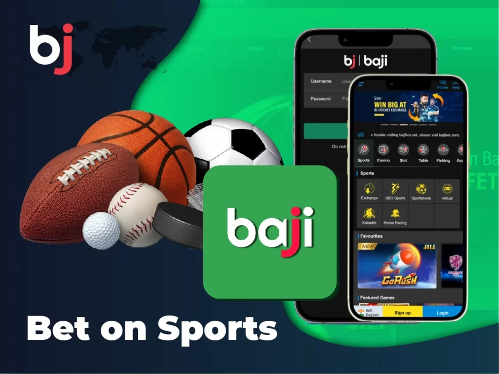 Bet on your favorite sports using the Baji mobile application