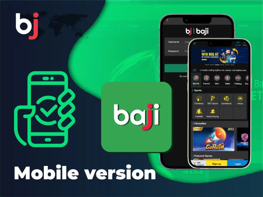 Baji Live mobile version vs application
