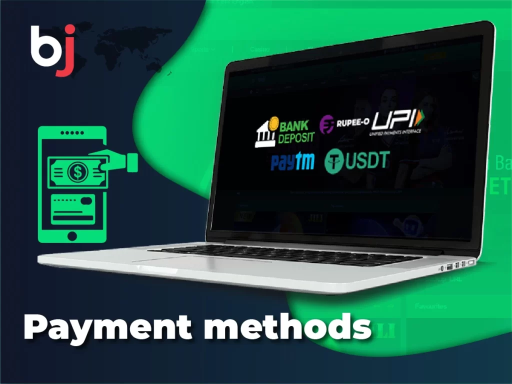 Baji Live offers a good variety of payment methods in order to make a deposit or withdraw real money from your personal account.